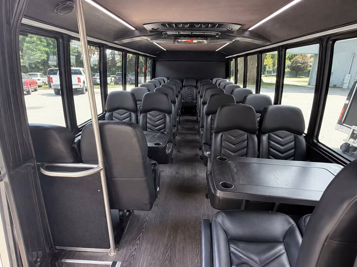 15 passenger minibus interior