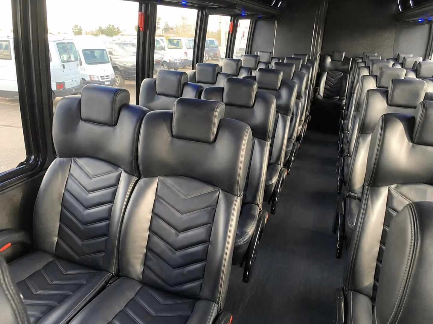 20 passenger minibus inside