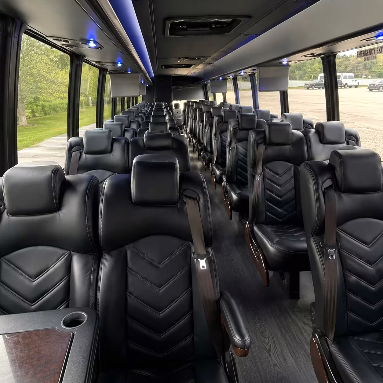25 passenger minibus inside