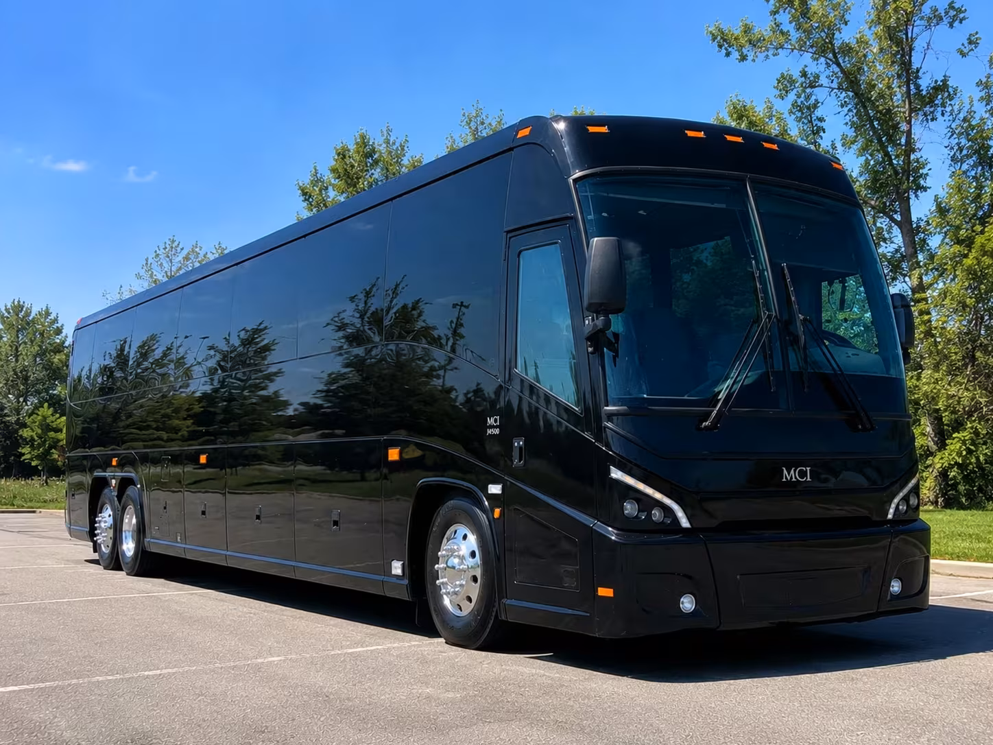 56 passenger charter bus
