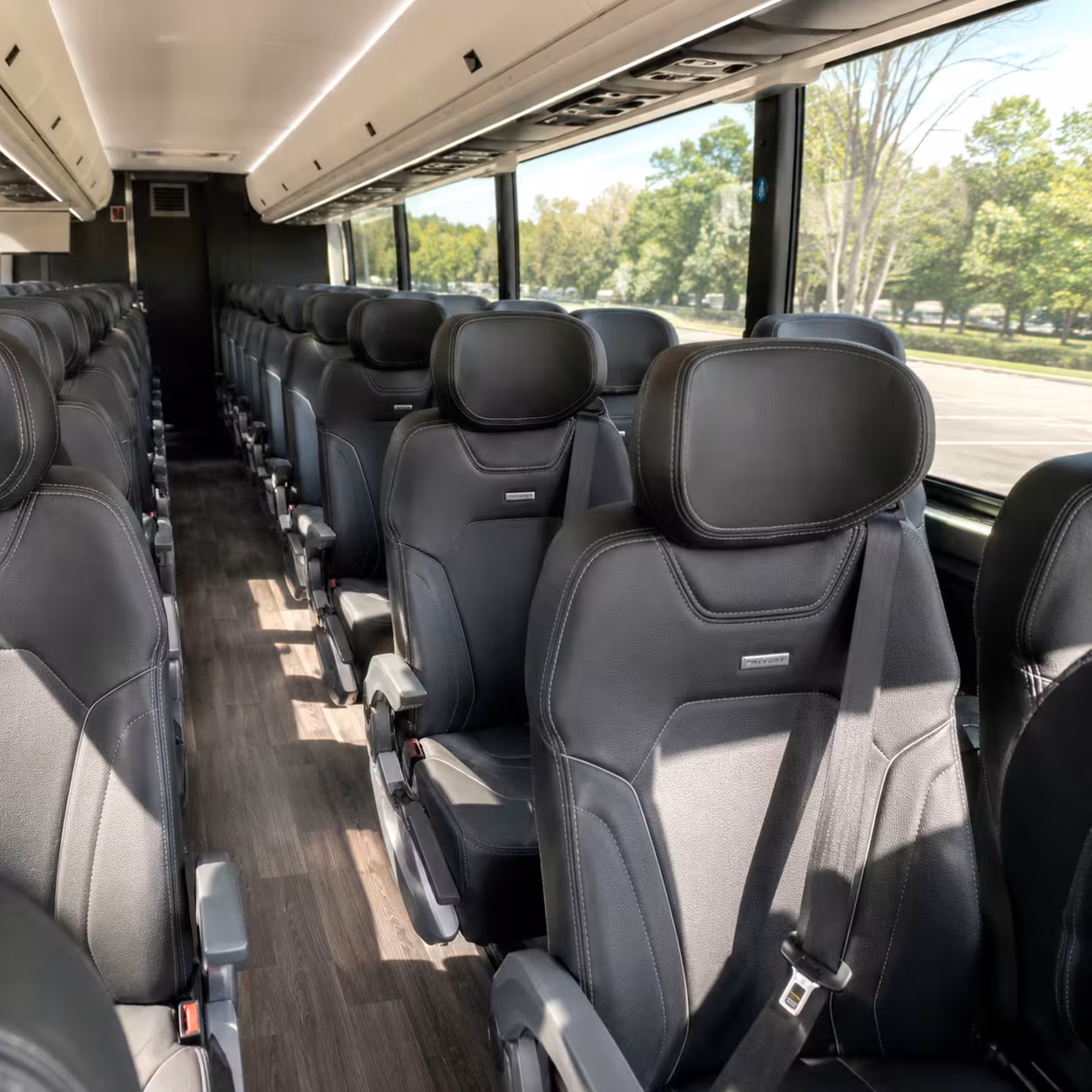 brooklyn park charter bus interior