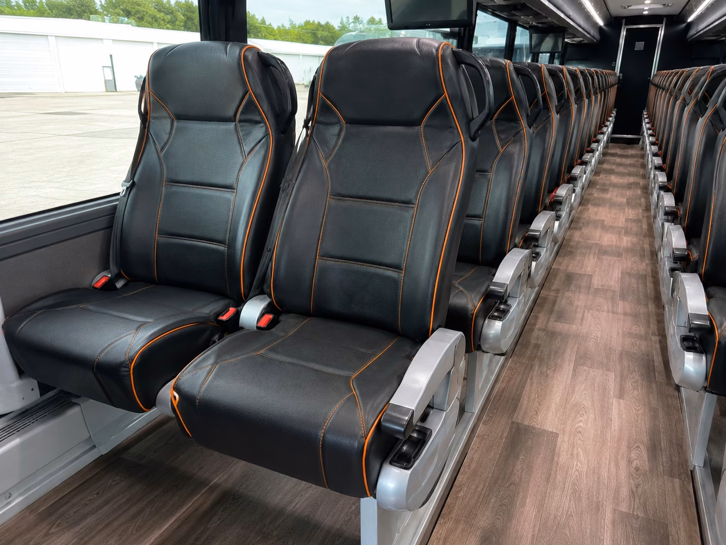 brooklyn park wedding shuttle buses between hotels and venues