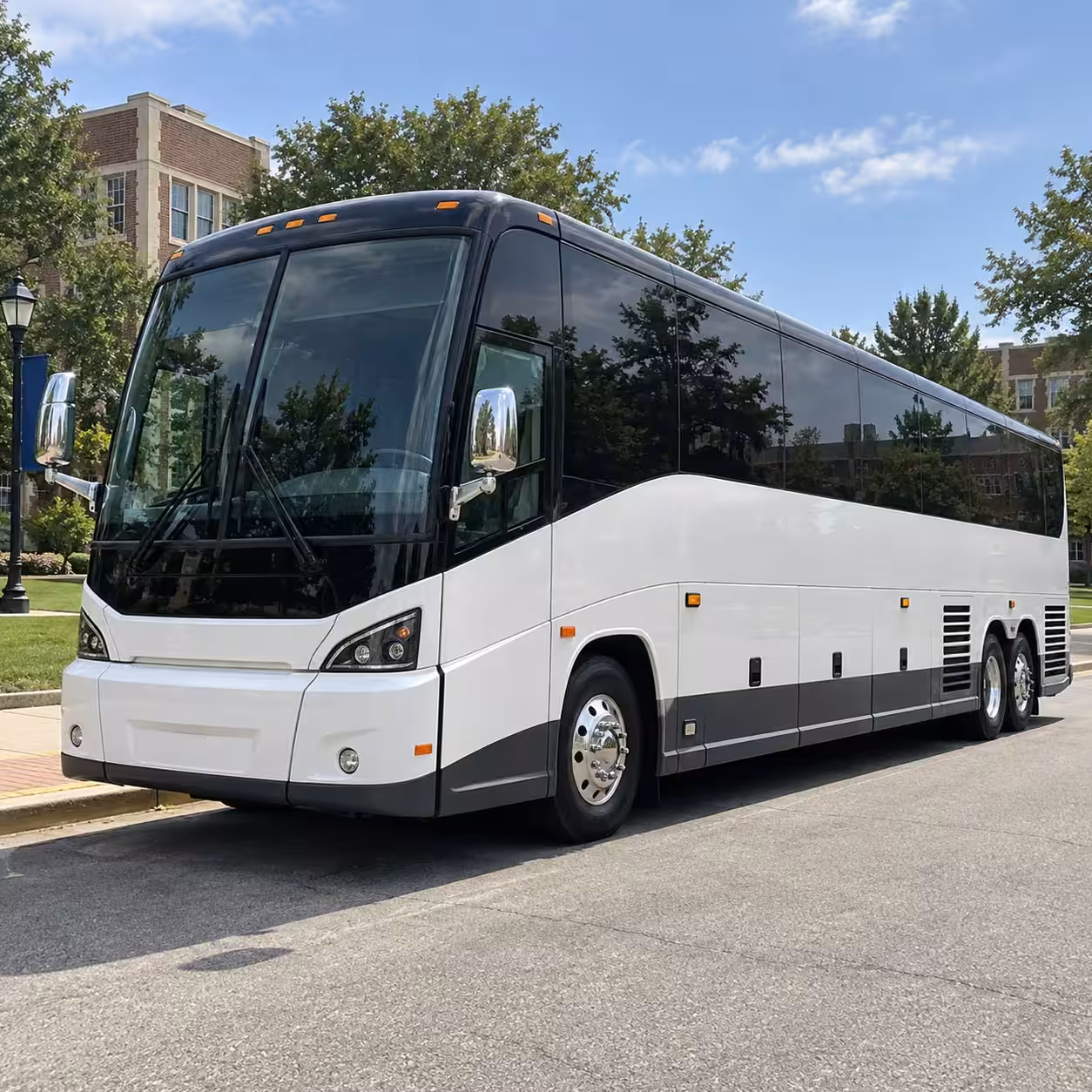 charter buses for large brooklyn park prom groups